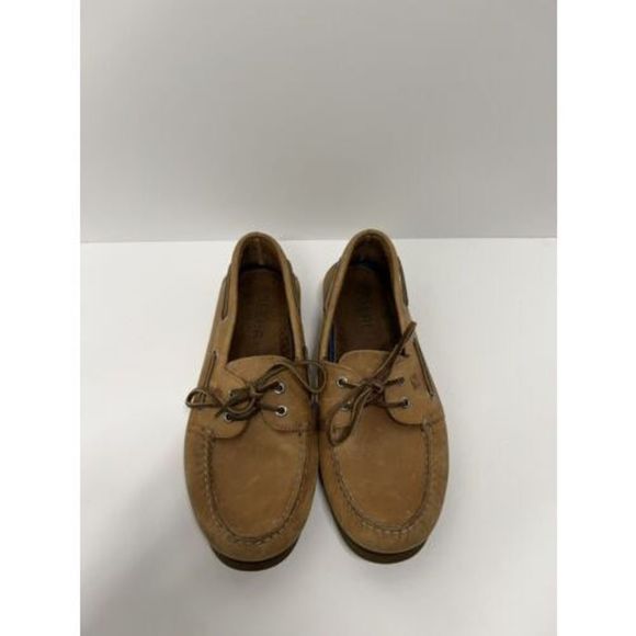 Sperry Men's Authentic Original 2-Eye Boat Shoe Size 9.5 Sahara Leather - Picture 3 of 5